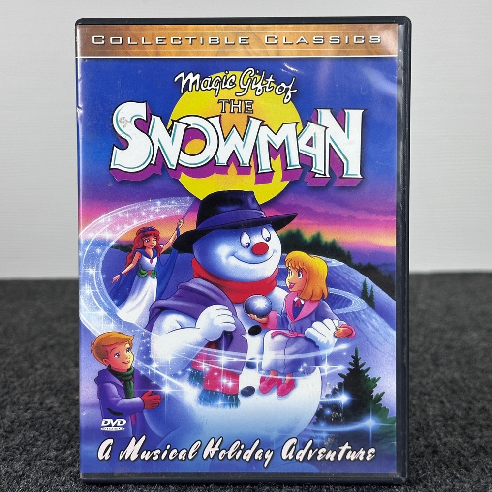 Magic Gift of the Snowman DVD 2003 Animated Musical Holiday Movie GoodTimes NTSC